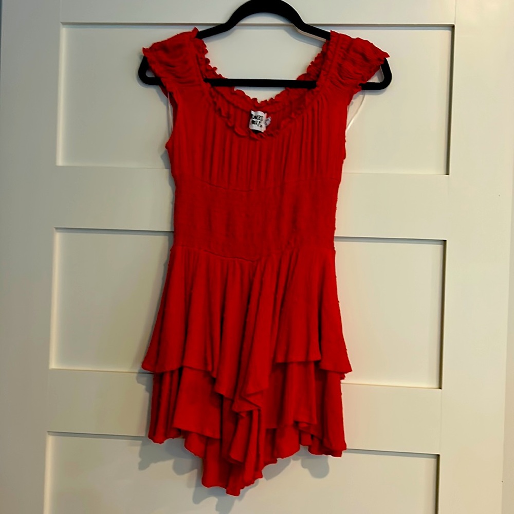Red Princess Polly dress